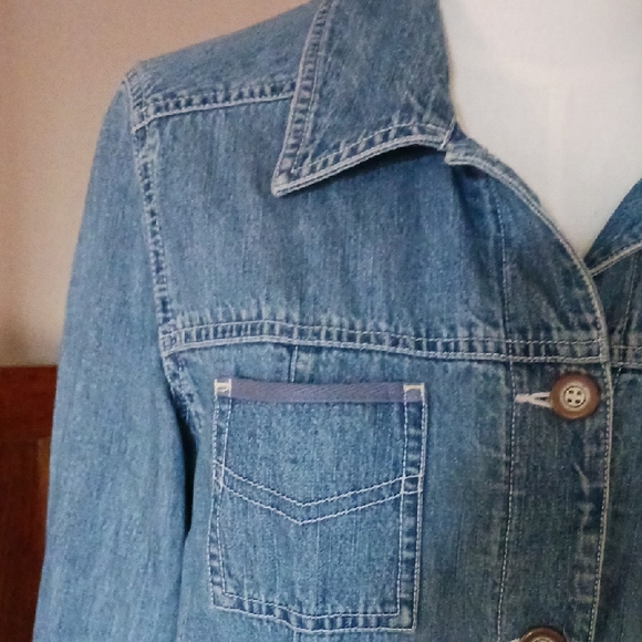 Sigrid Olsen Light Blue Denim Jacket - Picture 4 of 14